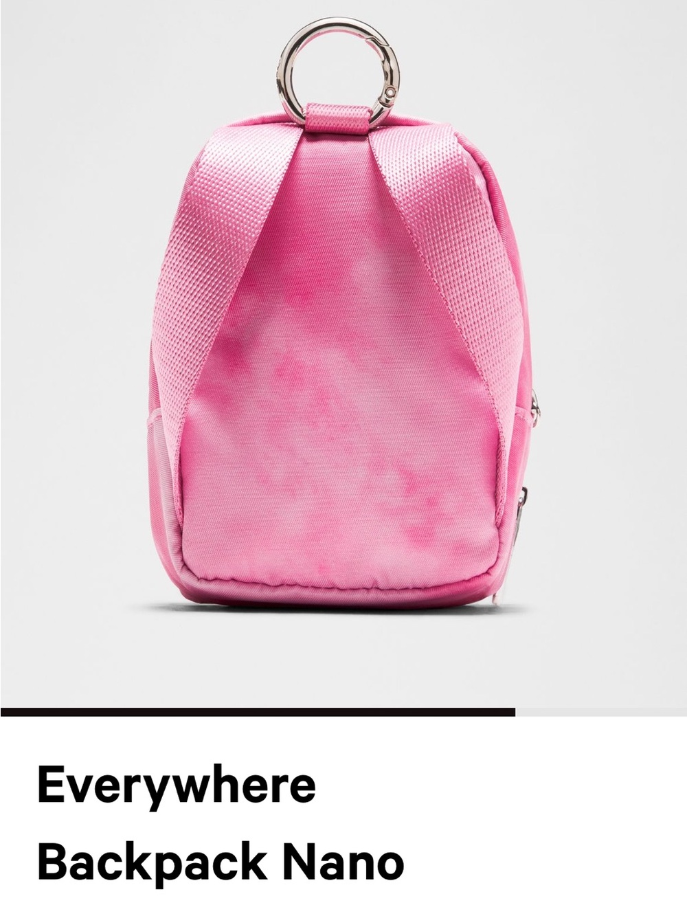 Lululemon Everywhere Backpack Nano Pouch - Pink Tie-Dye NWT - Picture 3 of 11